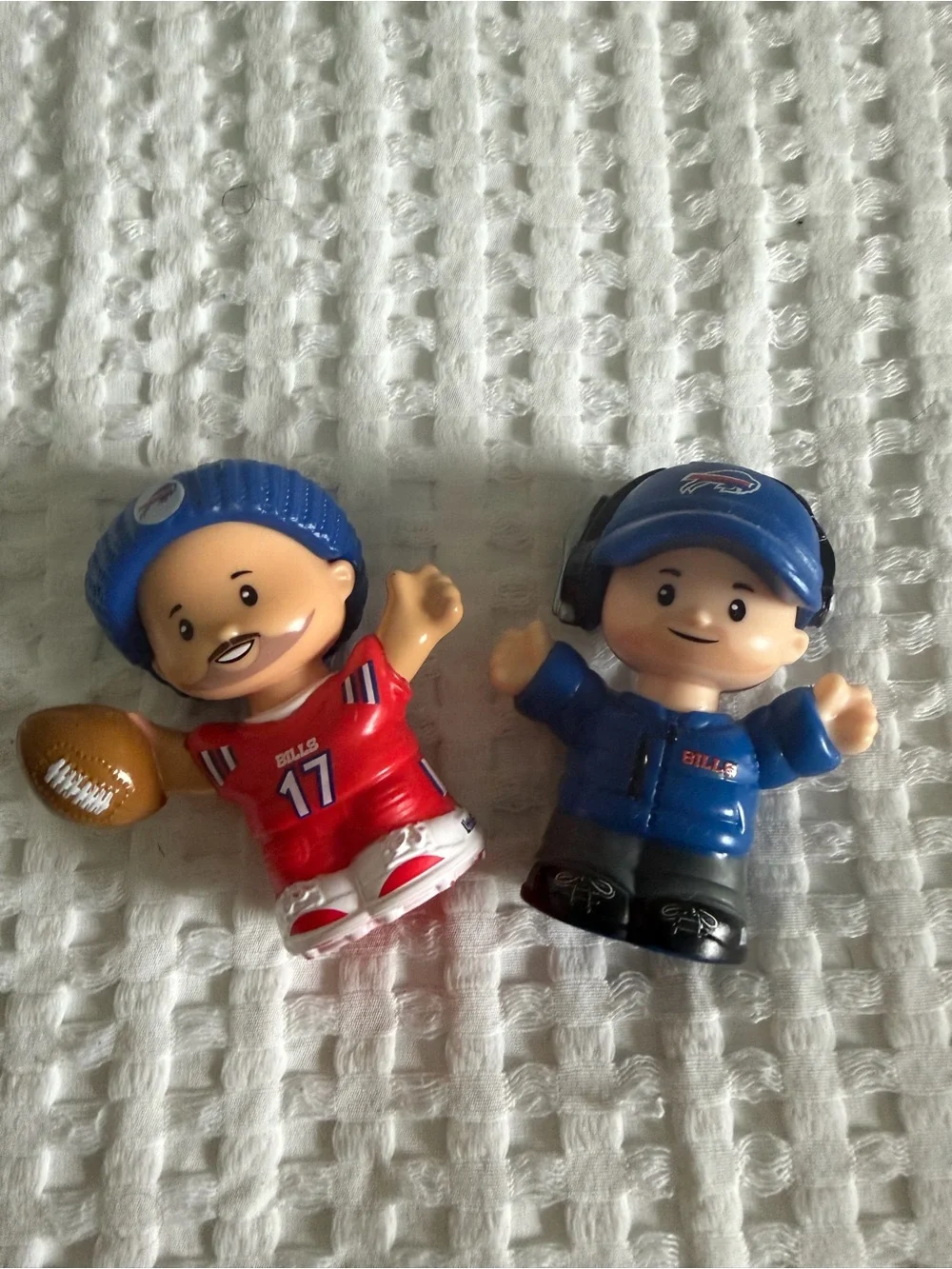 Little People Buffalo Bills Figures: Josh Allen and Sean McDermott